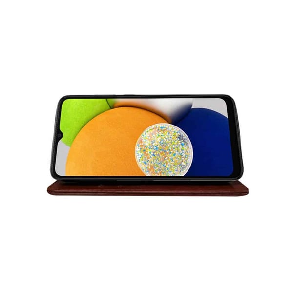 Lommebokdeksel 3-kort til Samsung Galaxy A06 - Brun