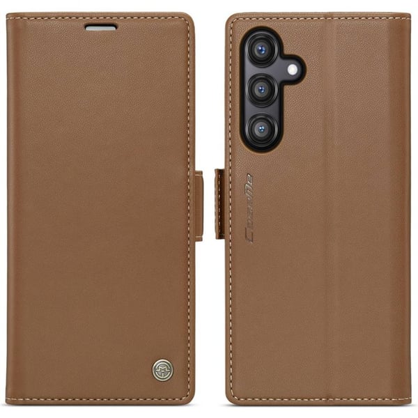 CaseMe mobildeksel 023 til Samsung Galaxy S24 FE - Brun