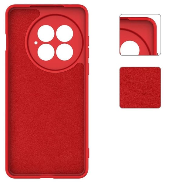 Liquid silikon skal till OnePlus 13 - China Red