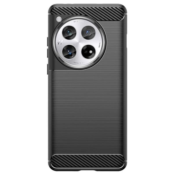 Harjattu TPU kuori OnePlus 12R - Musta