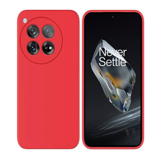 Liquid silikondeksel til OnePlus 12R - Rød