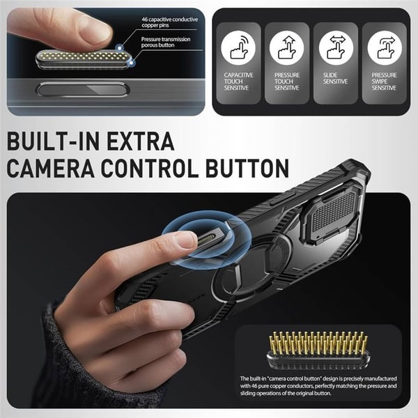 i-Blason Armorbox kotelo Apple iPhone 16 Pro Max - Musta