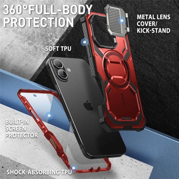 i-Blason Armorbox cover til Apple iPhone 16 Plus - Ruddy