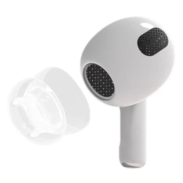 1-par TPE ørepuder til Apple AirPods (Gen3) - M - Clear