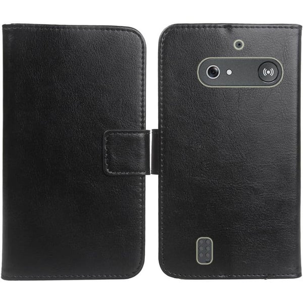 Wallet cover 2-kort til Doro Leva L11 - Sort