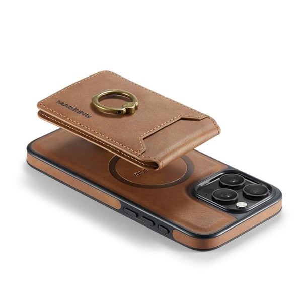 DG-Ming Magking K1 2i1 deksel til Apple iPhone 15 Pro Max - Brun
