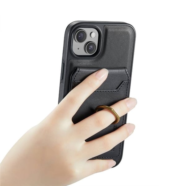 DG-Ming Magking K1 2i1 cover til Apple iPhone 15 - Sort