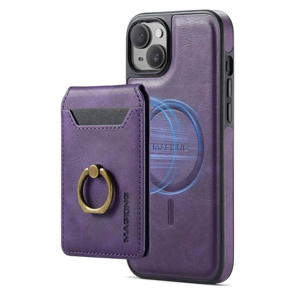 DG-Ming Magking K1 2i1 cover til Apple iPhone 15 - Lilla