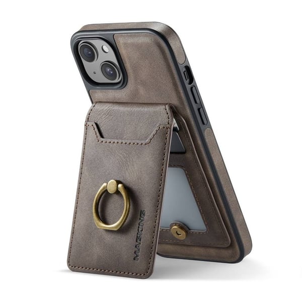 DG-Ming Magking K1 2in1 kotelo Apple iPhone 14 - Coffee