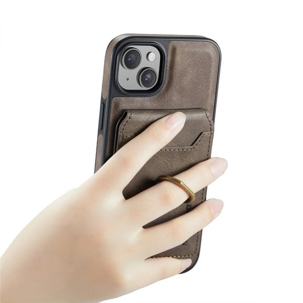 DG-Ming Magking K1 2in1 kotelo Apple iPhone 14 - Coffee