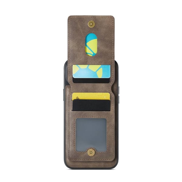 DG-Ming Magking K1 2i1 cover til Apple iPhone 14 Plus - Coffee