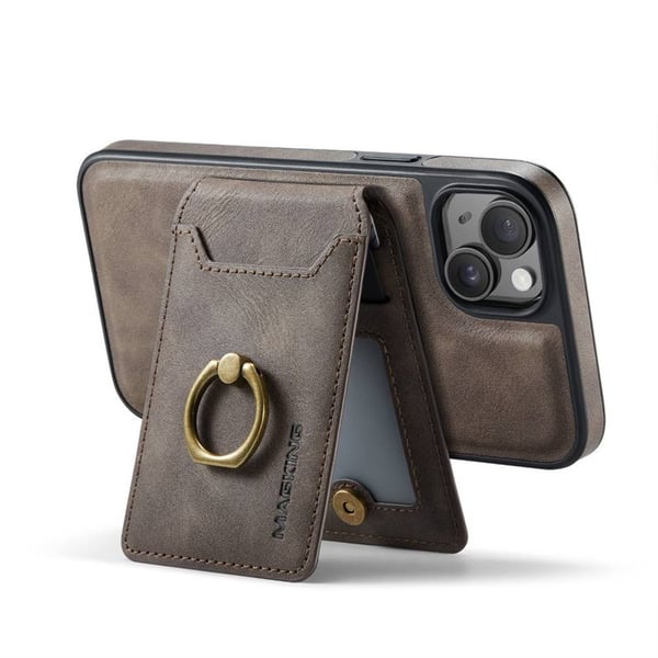 DG-Ming Magking K1 2i1 cover til Apple iPhone 14 Plus - Coffee