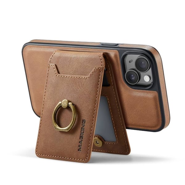 DG-Ming Magking K1 2i1 cover til Apple iPhone 14 Plus - Brun