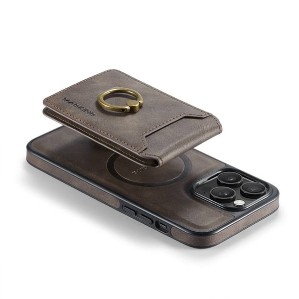 DG-Ming Magking K1 2i1 deksel til Apple iPhone 14 Pro - Coffee