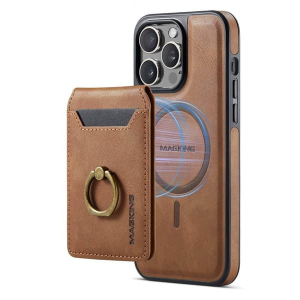 DG-Ming Magking K1 2i1 cover til Apple iPhone 12 Pro Max - Brun