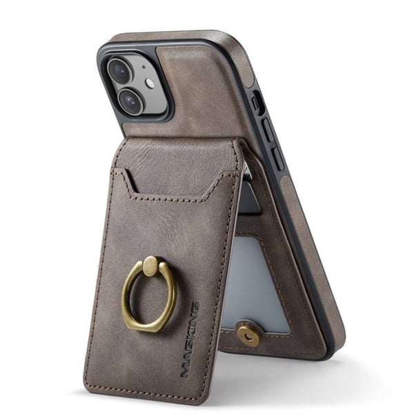 DG-Ming Magking K1 2i1 cover til Apple iPhone 12 - Coffee