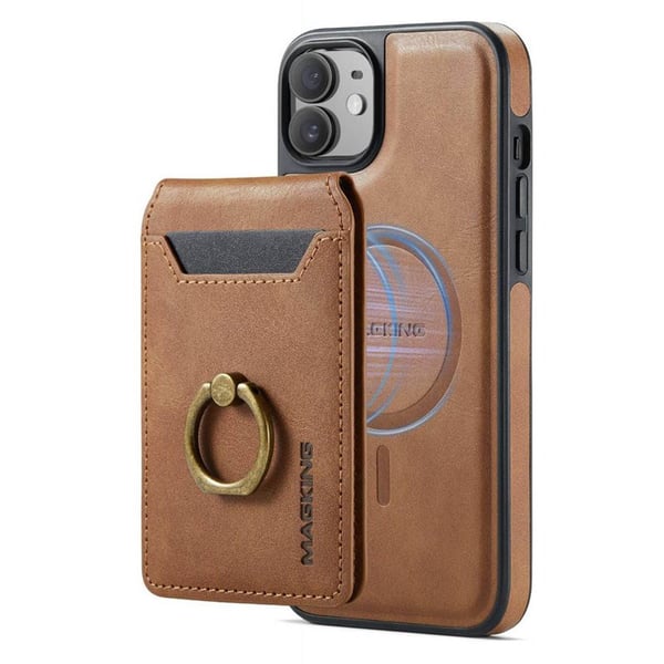 DG-Ming Magking K1 2i1 cover til Apple iPhone 12 - Brun
