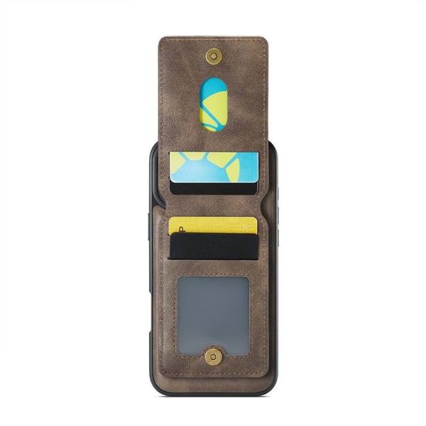 DG-Ming Magking K1 2i1 cover til Apple iPhone 16 - Coffee
