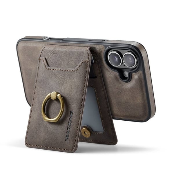 DG-Ming Magking K1 2i1 cover til Apple iPhone 16 - Coffee