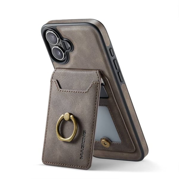 DG-Ming Magking K1 2i1 cover til Apple iPhone 16 - Coffee