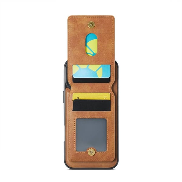 DG-Ming Magking K1 2i1 cover til Apple iPhone 16 Plus - Brun