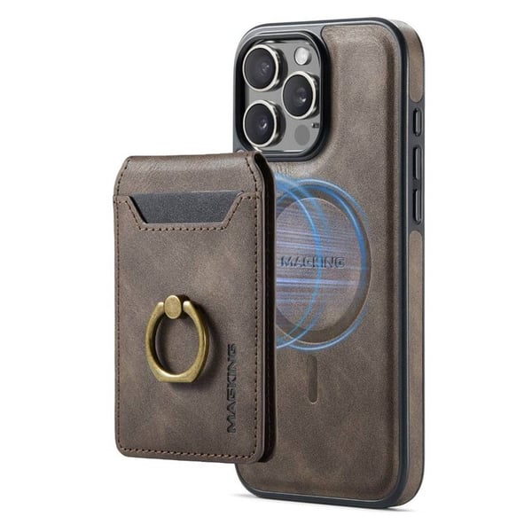 DG-Ming Magking K1 2i1 deksel til Apple iPhone 16 Pro - Coffee
