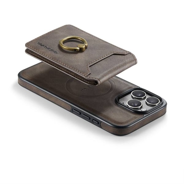 DG-Ming Magking K1 2i1 cover til Apple iPhone 16 Pro Max - Coffe