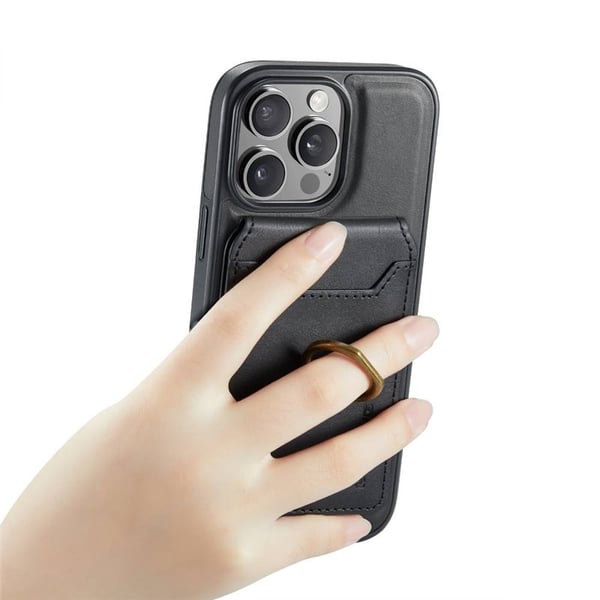 DG-Ming Magking K1 2i1 cover til Apple iPhone 16 Pro Max - Sort