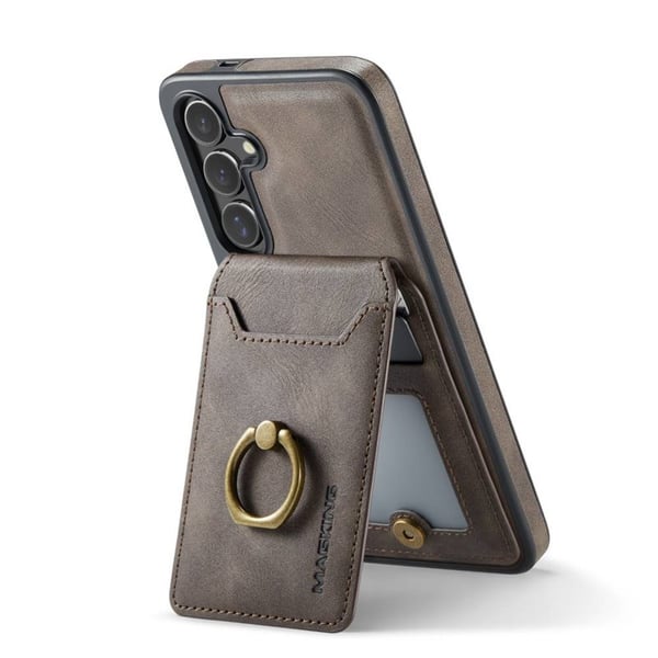 DG-Ming Magking K1 2i1 deksel til Samsung Galaxy S25 - Coffee