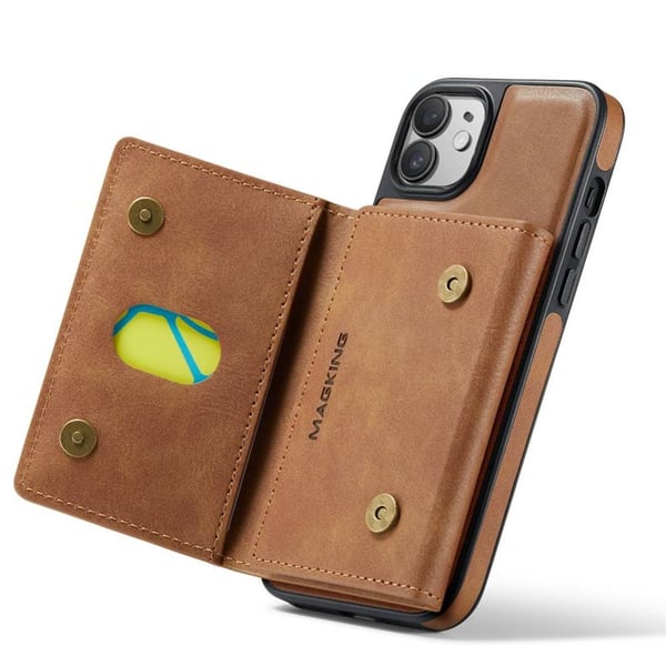 DG-Ming Magking K2 2i1 cover til Apple iPhone 12 - Brun