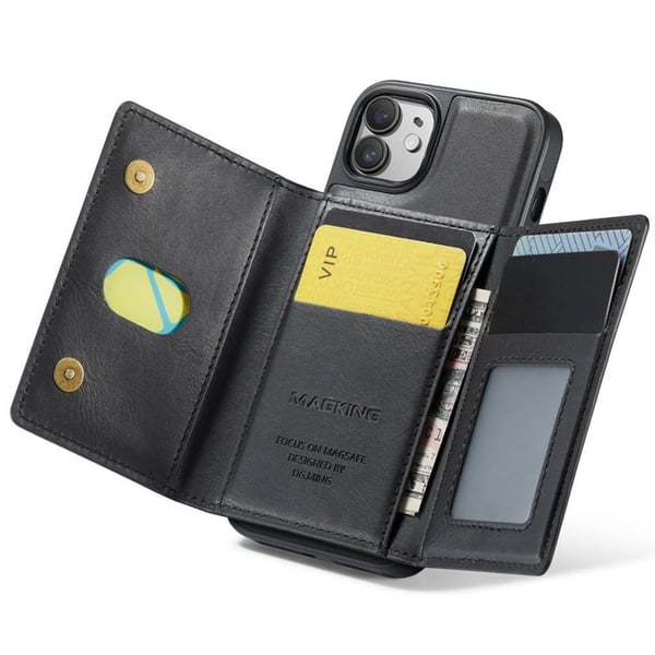 DG-Ming Magking K2 2i1 deksel til Apple iPhone 12 - Svart