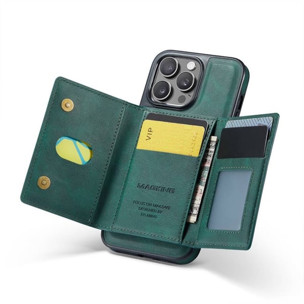 DG-Ming Magking K2 2i1 deksel til Apple iPhone 13 Pro - Petrol