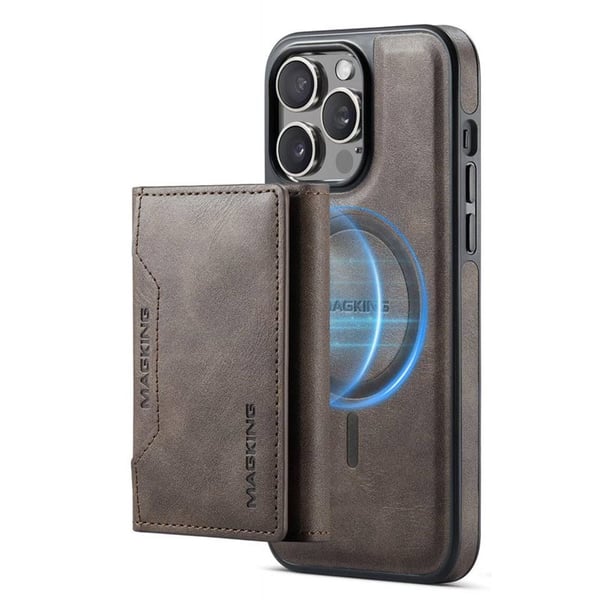 DG-Ming Magking K2 2i1 cover til Apple iPhone 14 Pro - Coffee