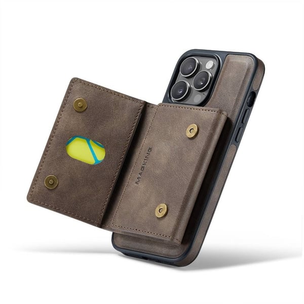 DG-Ming Magking K2 2in1 kotelo Apple iPhone 13 Pro - Coffee