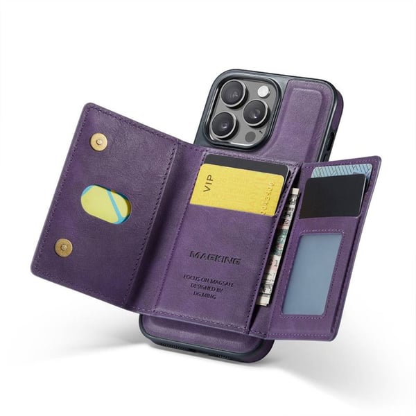 DG-Ming Magking K2 2i1 cover til Apple iPhone 13 Pro - Lilla