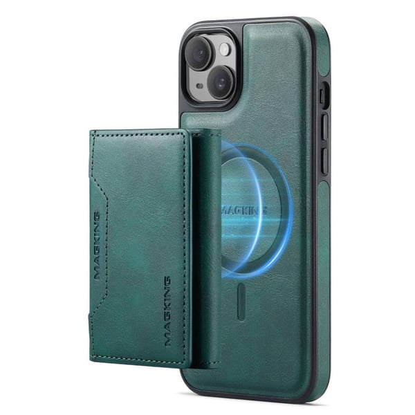 DG-Ming Magking K2 2i1 deksel til Apple iPhone 15 - Petrol