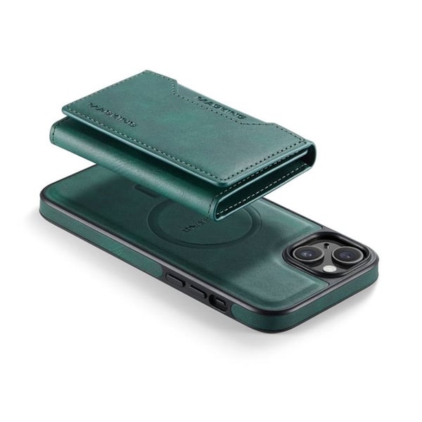 DG-Ming Magking K2 2i1 deksel til Apple iPhone 15 - Petrol