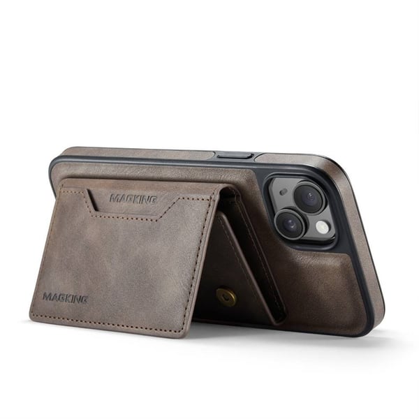 DG-Ming Magking K2 2in1 kotelo Apple iPhone 14 - Coffee