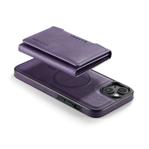 DG-Ming Magking K2 2i1 cover til Apple iPhone 15 Plus - Lilla