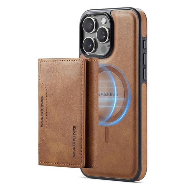 DG-Ming Magking K2 2i1 cover til Apple iPhone 16 Pro - Brun