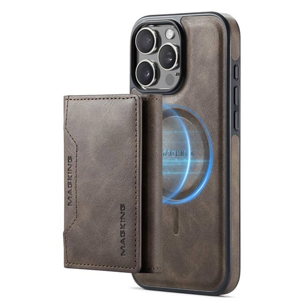 DG-Ming Magking K2 2i1 cover til Apple iPhone 16 Pro - Coffee