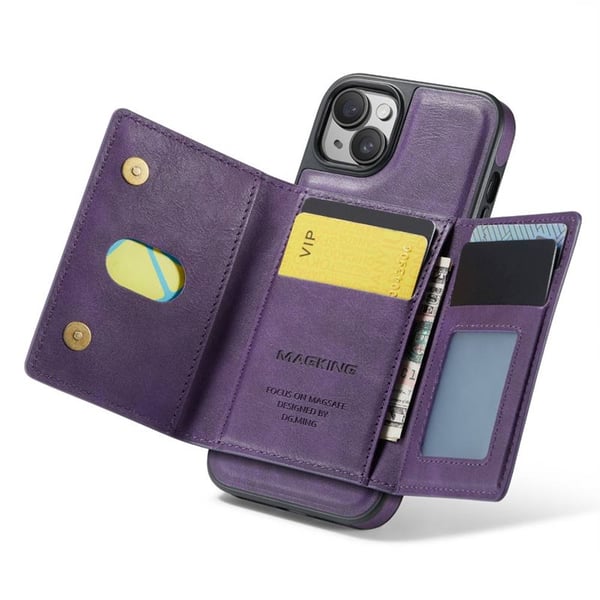 DG-Ming Magking K2 2in1 kotelo Apple iPhone 13 - Violetti