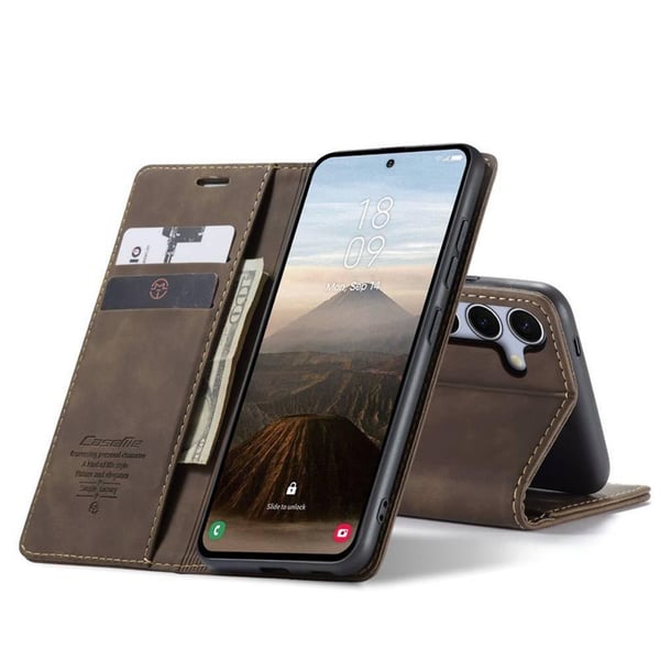 CaseMe mobildeksel 013 til Samsung Galaxy S25 - Coffee
