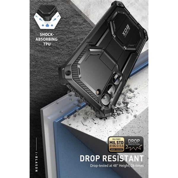 i-Blason Armorbox cover 2-set til Samsung Galaxy S23 Plus - Blac