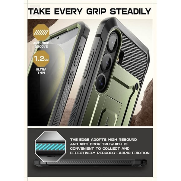 SUPCASE UB Pro 2-set Samsung Galaxy S25 Plus - Guldan