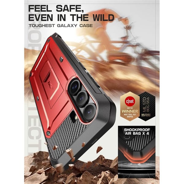 SUPCASE UB Pro 2-set till Samsung Galaxy S25 Plus - Ruddy