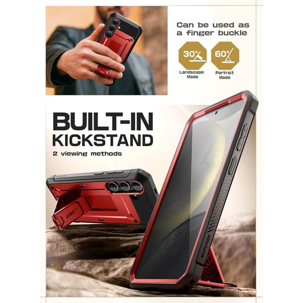 SUPCASE UB Pro 2-set till Samsung Galaxy S25 Plus - Ruddy