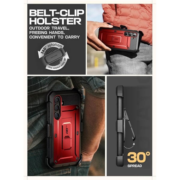 SUPCASE UB Pro 2-set till Samsung Galaxy S25 Plus - Ruddy
