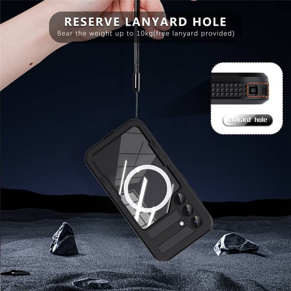 Redpepper Mars vanntett deksel til Samsung Galaxy S25 – Black