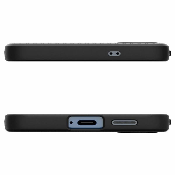Spigen Liquid Air deksel til Samsung Galaxy S25 - Svart